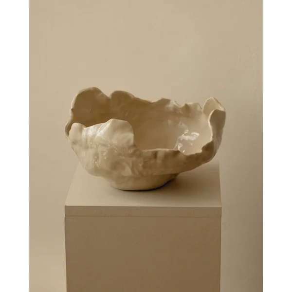 Contemporary Bowl in Glazed Ceramic - The Modica Collection