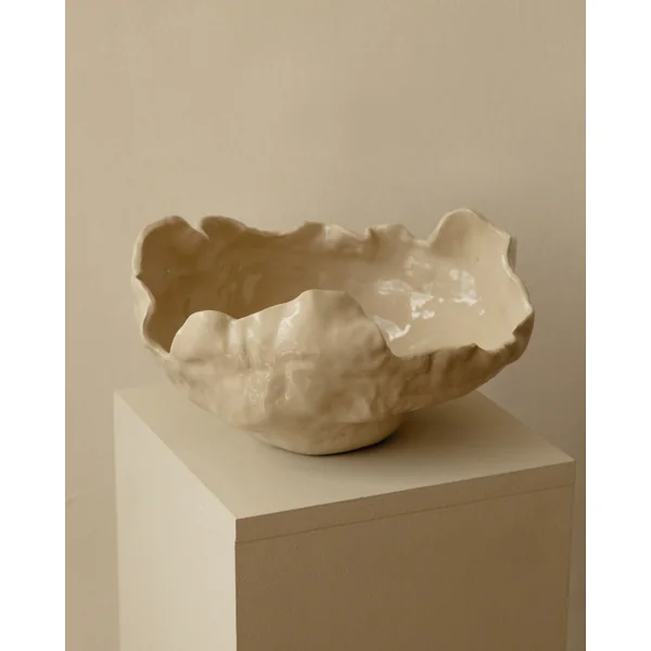 Contemporary Bowl in Glazed Ceramic - The Modica Collection