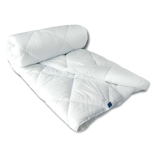 Couette Chaude (140 x 200 cm) Microfibre Lavable à 95°C Blanche