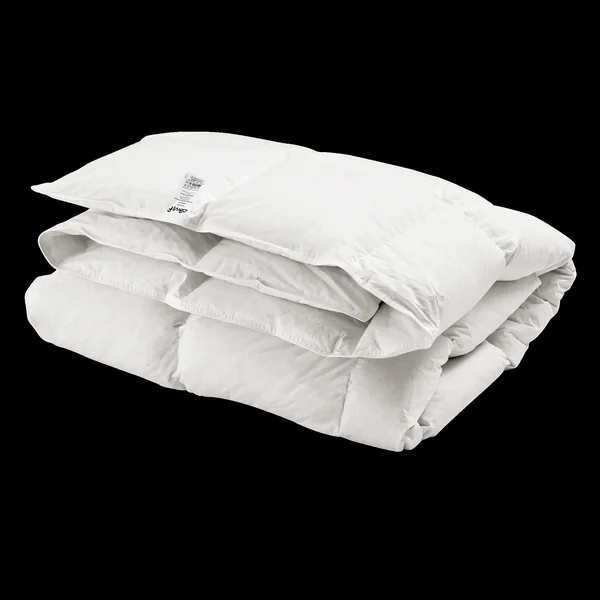 Couette tempérée en duvet et percale biologique Camélia - 140 x 200 cm