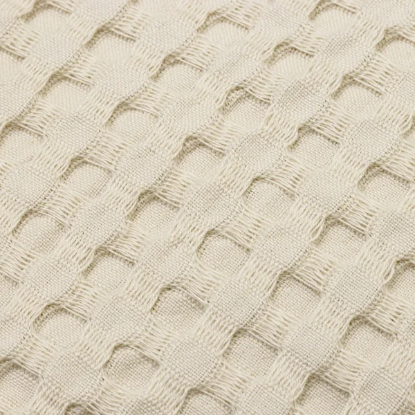 Couvre-lit coton nid d'abeille (220 x 250 cm) Maya Beige pampa