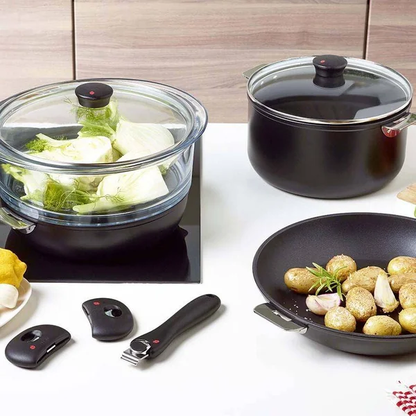 CRISTEL Cuit vapeur verre 24 cm avec couvercle Cookway