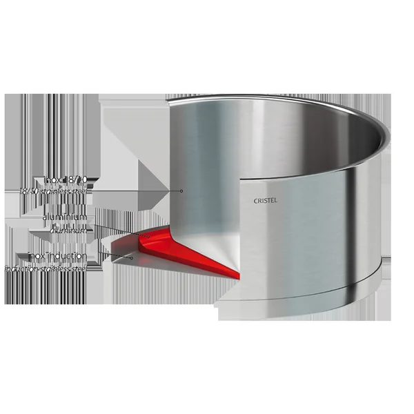 CRISTEL Sauteuse inox Strate amovible - Diamètre 24 cm