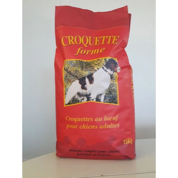 Croquettes pour chien au bœuf sac de 15kg