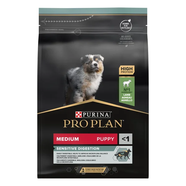 Croquettes pour chiot moyen Sensitive Digestion agneau 3kg