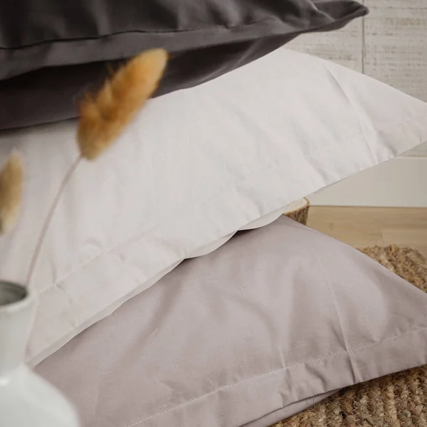 Drap coton bio Fil & Sens - Blanc - 180 x 290 cm