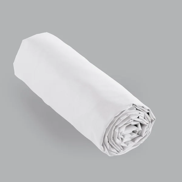 Drap housse percale de coton (140 x 200 cm) Cali Blanc