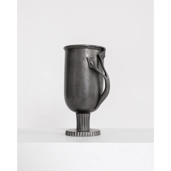 Elegant Swedish Pewter Vase, 1953