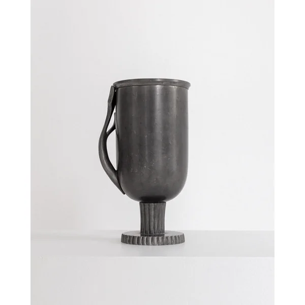 Elegant Swedish Pewter Vase, 1953