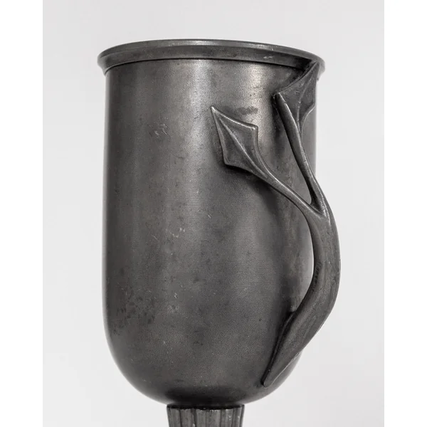 Elegant Swedish Pewter Vase, 1953