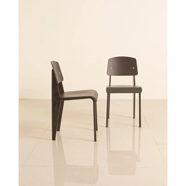 Ensemble de 4 chaises "Standard" par Jean Prouvé pour Vitra 00's