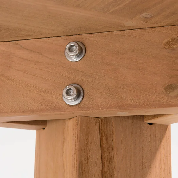 Ensemble de jardin extérieur table rectangle en teck 6 chaises ALERIA