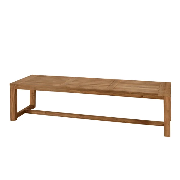 Ensemble de repas 8 fauteuils écrus teck recyclé rotin synthétique LUMIO