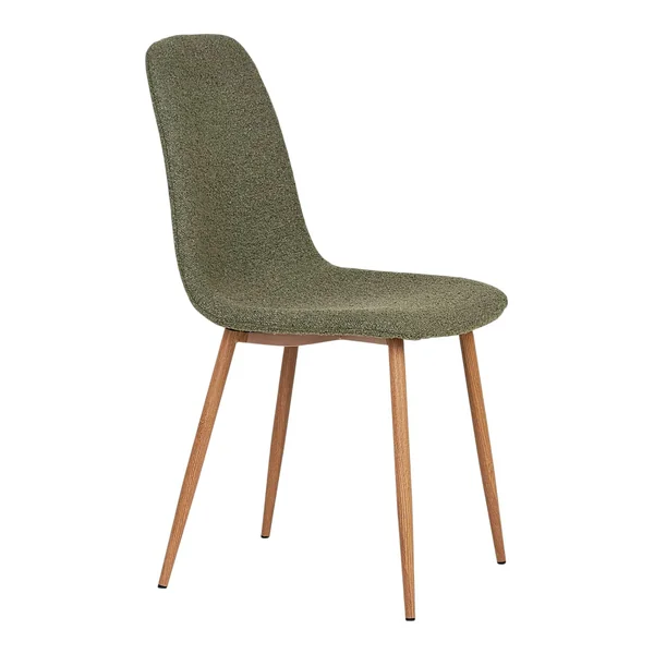 Ensemble table et chaises vertes bouclettes (lot de 9 pièces) AMSTERDAM