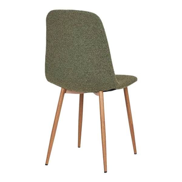 Ensemble table et chaises vertes bouclettes (lot de 9 pièces) AMSTERDAM
