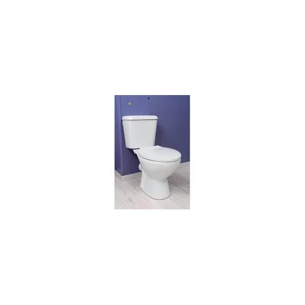 Ensemble WC Eco sortie horizontale avec bride blanc