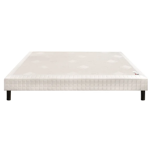 EPEDA Sommier tapissier à lattes 15 cm Nature - Ecru - 120 x 200 cm