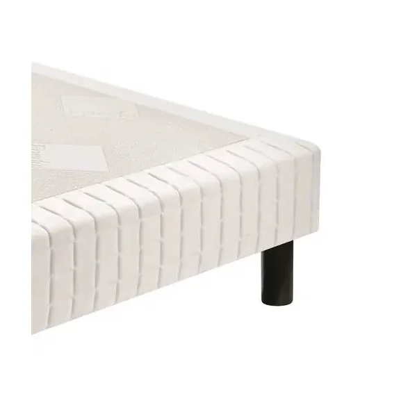 EPEDA Sommier tapissier à lattes 15 cm Nature - Ecru - 140 x 190 cm