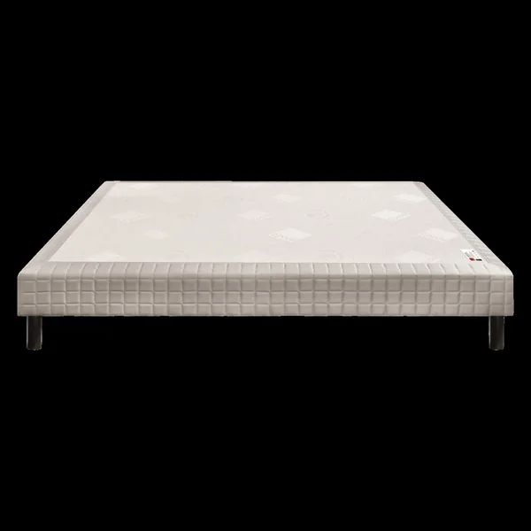 EPEDA Sommier tapissier à lattes 15 cm Nature - Gris Foncé - 100 x 200 cm