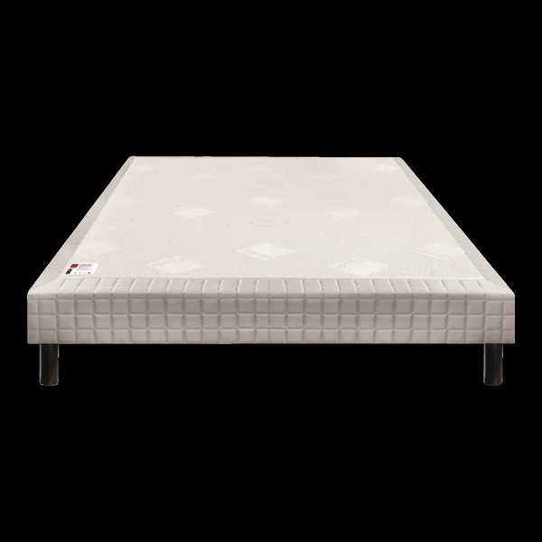 EPEDA Sommier tapissier à lattes 15 cm Nature - Gris Foncé - 80 x 200 cm