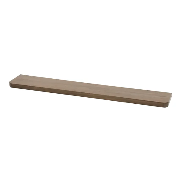 Etagère murale bois d’acacia brun bords arrondis 120 cm NAKO