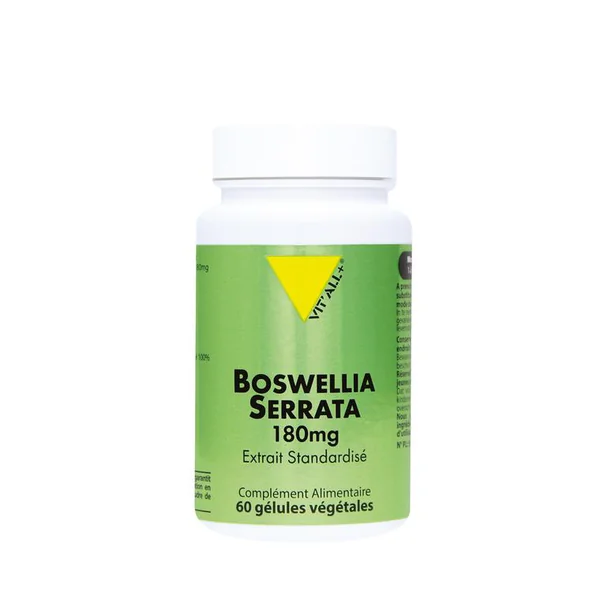 Extrait standardisé de boswellia serrata en boite de 180 mg