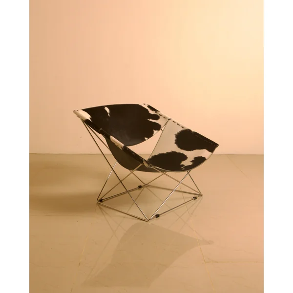 F675 "Butterfly" Cowhide Armchair by Pierre Paulin for Artifort 00's