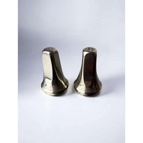 Faceted Salt & Pepper Shakers, Italy, 1970s