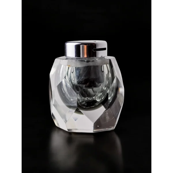 Faceted Sommerso Lighter by Seguso, Murano, Italy, 1970's