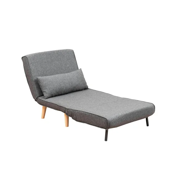 Fauteuil convertible gris chiné, couchage 180 cm COPALA