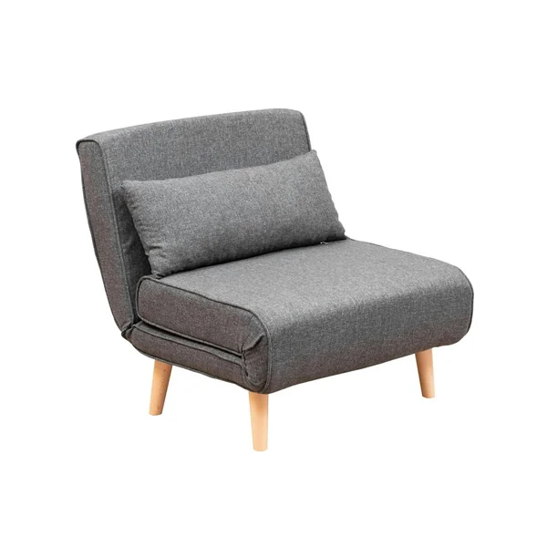 Fauteuil convertible gris chiné, couchage 180 cm COPALA