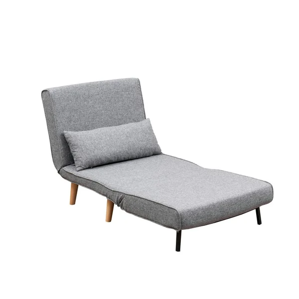 Fauteuil convertible gris clair chiné, couchage 180 cm COPALA