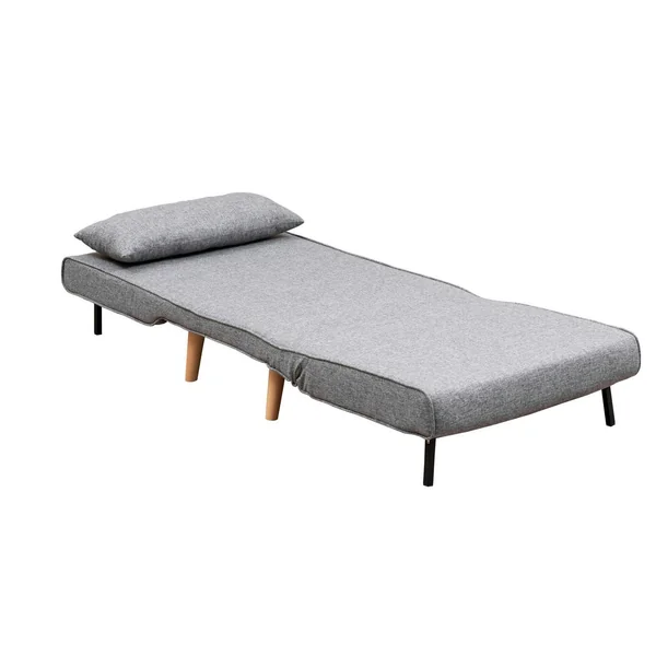 Fauteuil convertible gris clair chiné, couchage 180 cm COPALA
