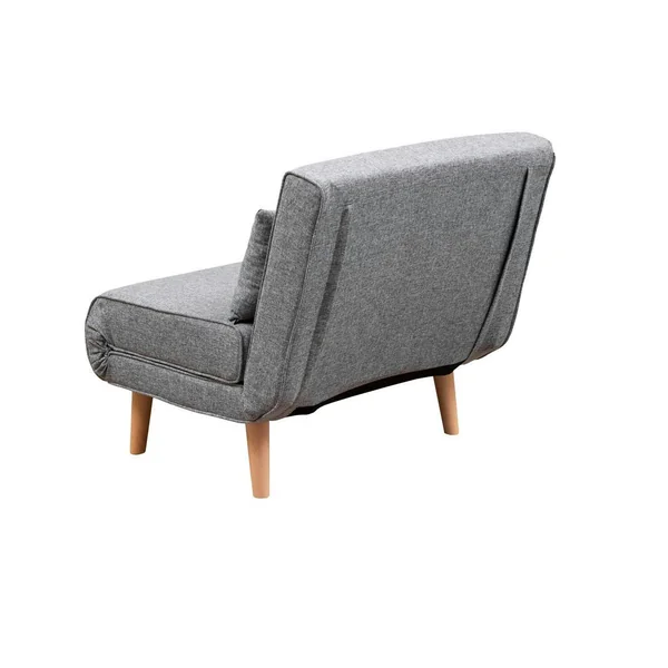 Fauteuil convertible gris clair chiné, couchage 180 cm COPALA