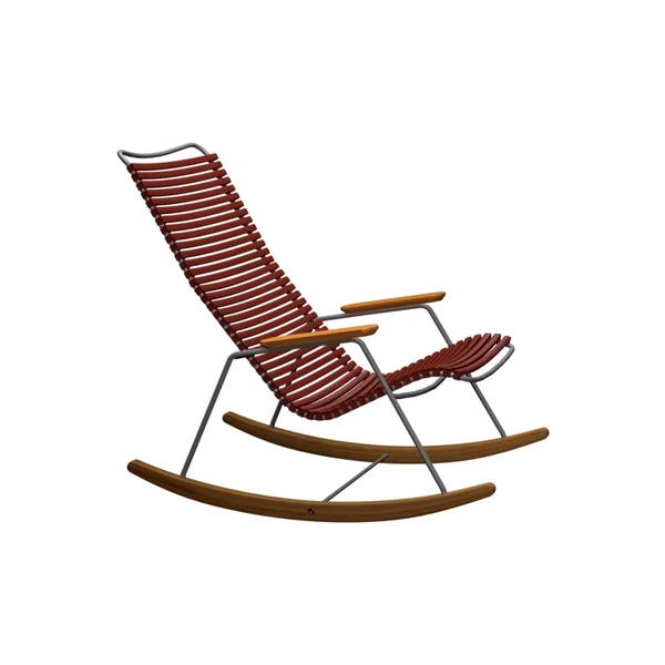 Fauteuil extérieur Rocking Chair CLICK Paprika HOUE