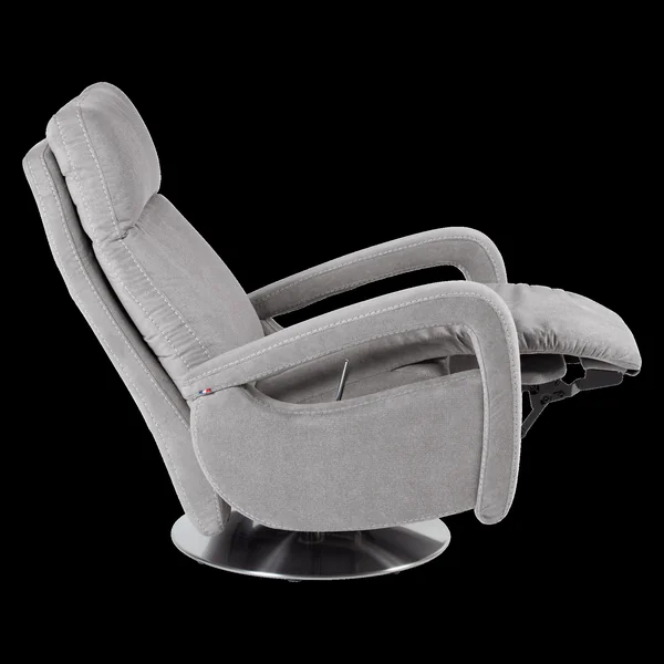 Fauteuil relax tissu recyclé Buxy - Gris