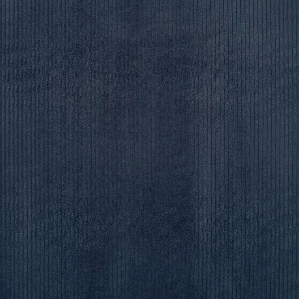 Fauteuil XXL velours côtelé Orion - Bleu Prusse