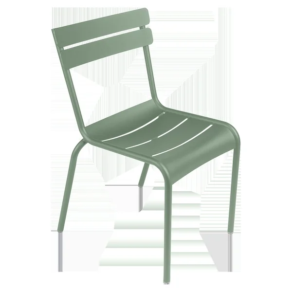 FERMOB Lot de 2 Chaises Empilables Luxembourg en Aluminium - Cactus