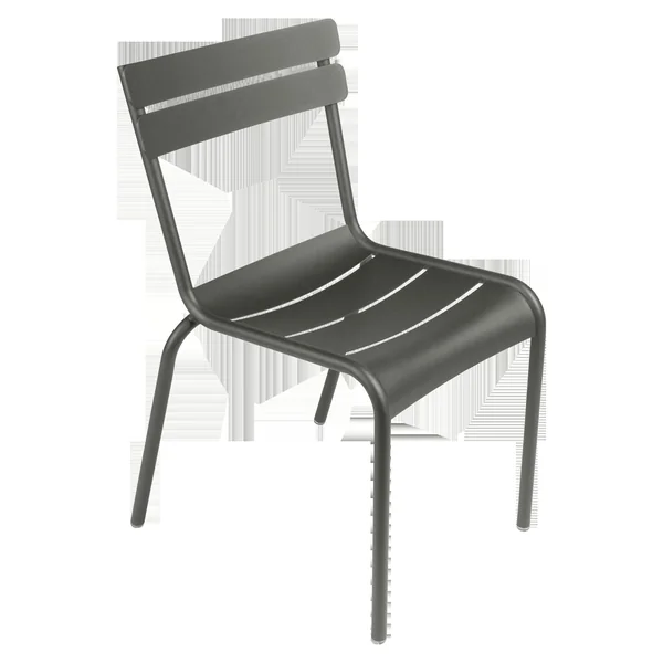 FERMOB Lot de 2 Chaises Empilables Luxembourg en Aluminium - Romarin