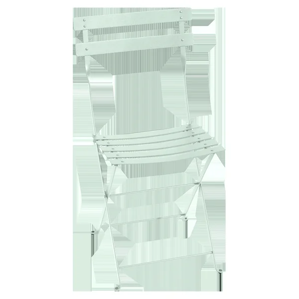 FERMOB Lot de 2 Chaises Pliantes Bistro Métal en Acier - Menthe Glaciale