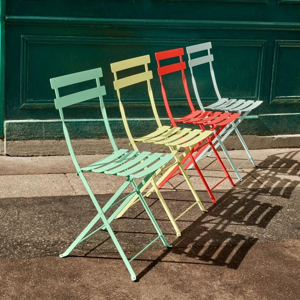 FERMOB Lot de 2 Chaises Pliantes Bistro Métal en Acier - Muscade