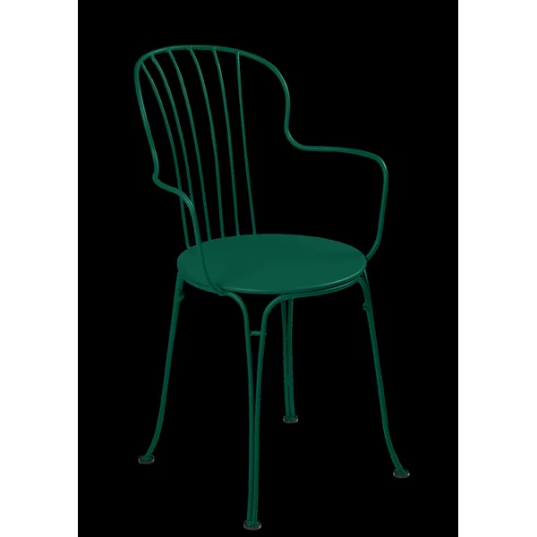 FERMOB Lot de 2 Fauteuils Empilables Opéra+ en Acier - Cèdre