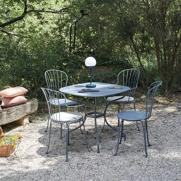 FERMOB Lot de 2 Fauteuils Empilables Opéra+ en Acier - Cèdre