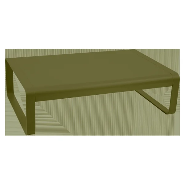 FERMOB Table Basse Rectangulaire 103 x 75 cm Bellevie en Aluminium - Pesto