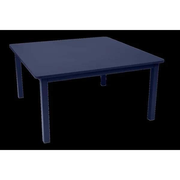 FERMOB Table Carrée 143 x 143 cm Craft en Acier - Bleu Abysse