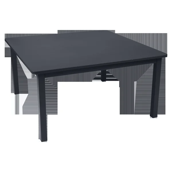 FERMOB Table Carrée 143 x 143 cm Craft en Acier - Carbone