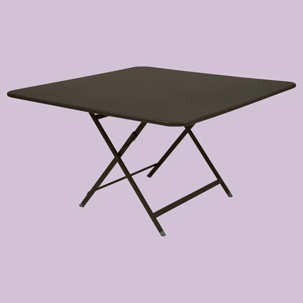 FERMOB Table Carrée Pliante 128 x 128 cm Caractère en Acier - Tonka
