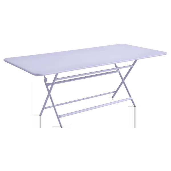 FERMOB Table Rectangulaire Pliante 190 x 90 cm Caractère en Acier - Guimauve