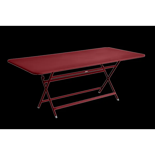 FERMOB Table Rectangulaire Pliante 190 x 90 cm Caractère en Acier - Piment