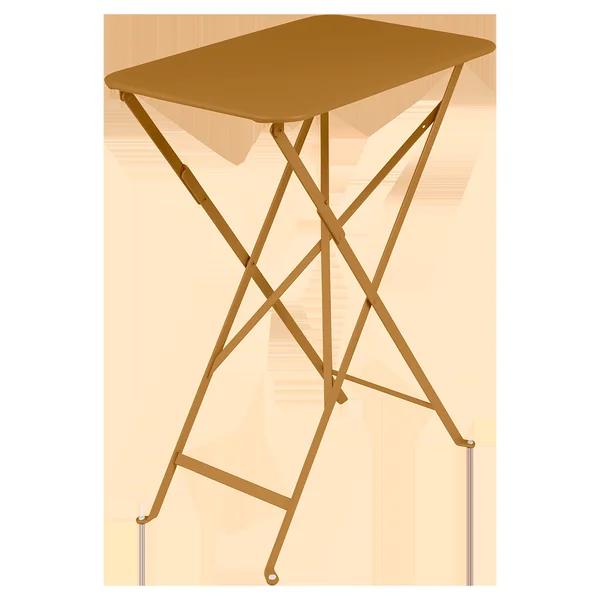 FERMOB Table Rectangulaire Pliante 57 x 37 cm Bistro en Acier - Pain d'épice